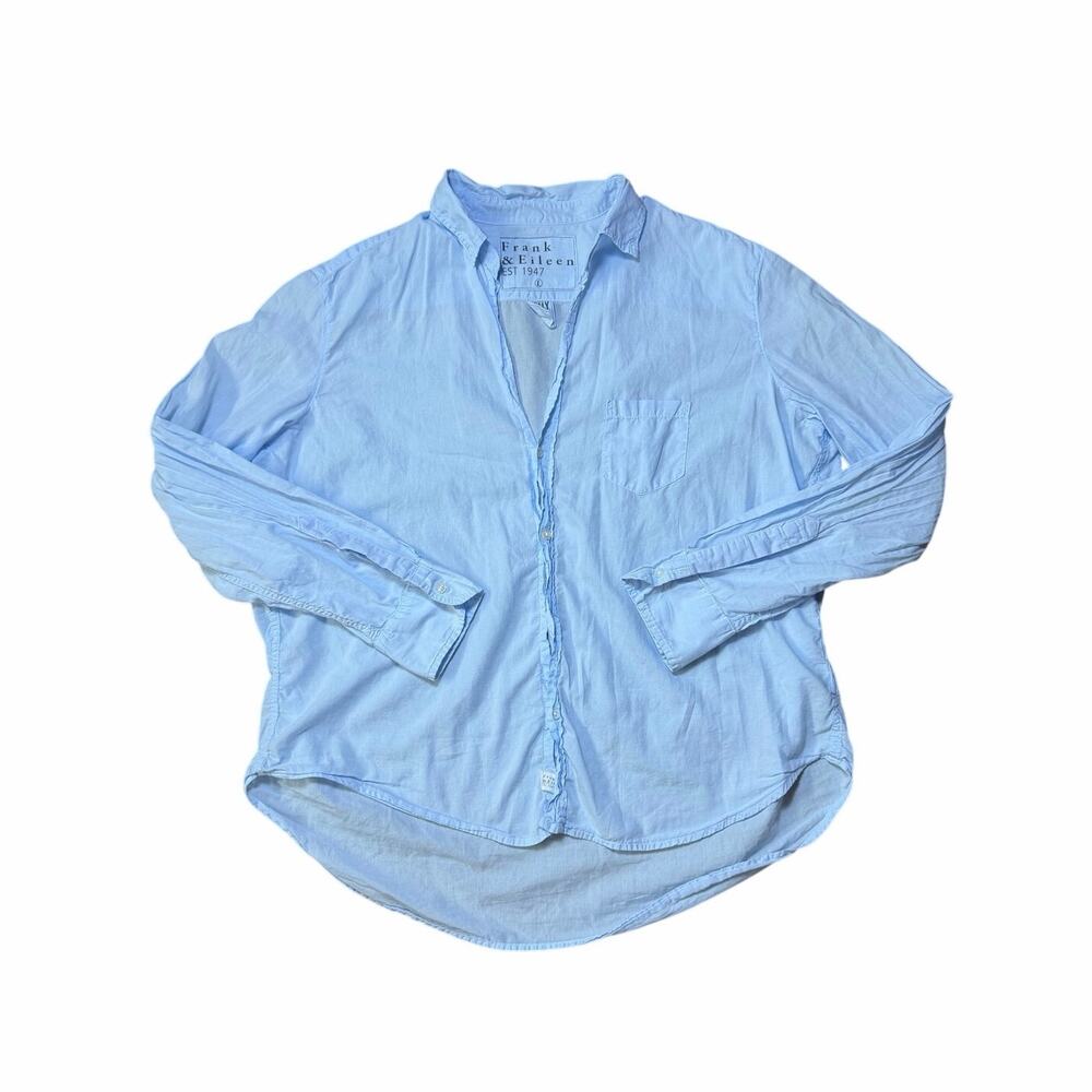 Frank & Eileen Light Blue Relaxed Button Up Shirt